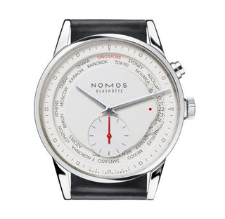 Nomos Glashütte - 805.S6  Zürich Weltzeit Red Dot Silver