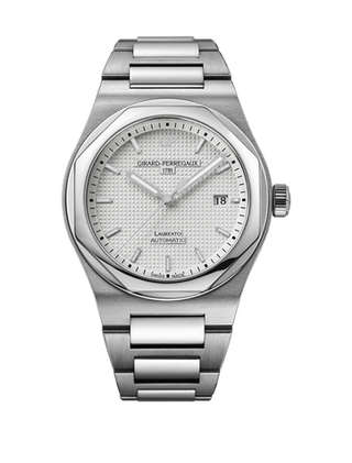 Girard-Perregaux - 81000-11-131-11A   Laureato 41 Automatic Stainless Steel / Silver