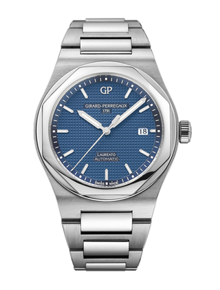 Girard-Perregaux - 81000-11-431-11A  Laureato 41 Automatic Stainless Steel / Blue