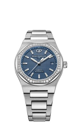 Girard-Perregaux - 81005D11A431-11A  Laureato 38 Automatic Stainless Steel / Diamond / Blue