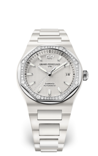 Girard-Perregaux - 81005D82A732-32A  Laureato 38 Automatic Ceramic / White / Bracelet