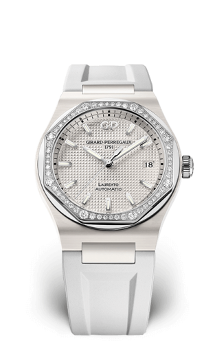 Girard-Perregaux - 81005D82A732-FK7A  Laureato 38 Automatic Ceramic / White / Rubber