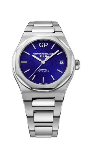 Girard-Perregaux - 81010-11-432-11A  Laureato 42 Automatic Stainless Steel / Blue Eternity Edition