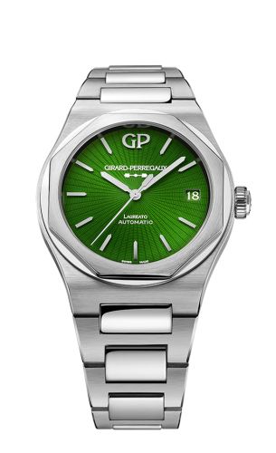 Girard-Perregaux - 81010-11-433-11A  Laureato 42 Automatic Stainless Steel / Green Eternity Edition