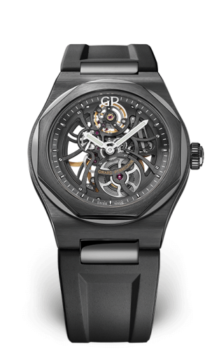 Girard-Perregaux - 81015-32-001-FK6A  Laureato 42 Automatic Skeleton Ceramic / Rubber