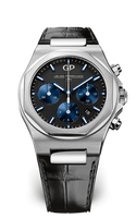 Girard-Perregaux Laureato 38 Chronograph Pink Gold / Blue/ Alligator (81020-11-631-BB6A)