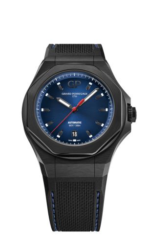 Girard-Perregaux - 81070-21-491-FH6A  Laureato Absolute Titanium PVD / Blue