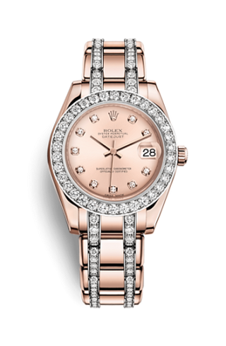 Rolex - 81285-0030  Datejust Pearlmaster 34 Everose Diamond Pink Diamond