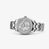 Rolex - 81299-0031  Datejust Pearlmaster 34 White Gold Diamond Mother of Pearl Roman