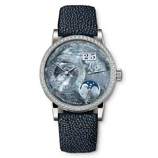 A. Lange & Söhne - 819.049  Little Lange 1 Moonphase White Gold - Diamond / Blue MOP