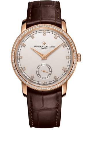 Vacheron Constantin - 82572/000R-9604  Traditionnelle Small Seconds Pink Gold / Diamond / Silver