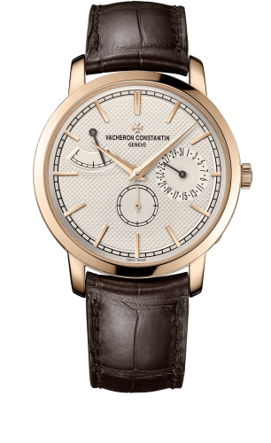 Vacheron Constantin - 83020/000R-9909  Traditionnelle Manual-Winding Date and Power Reserve Pink Gold / Silver