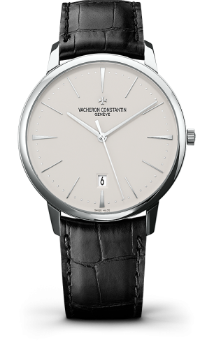 Vacheron Constantin - 85180/000G-9230  Patrimony Contemporaine Self-Winding  White Gold / Silver