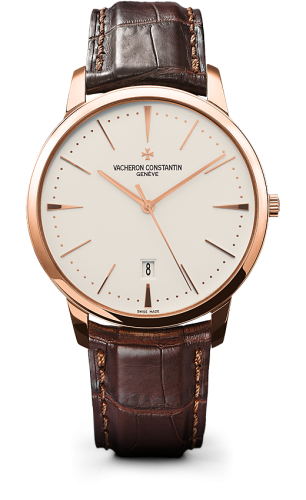 Vacheron Constantin - 85180/000R-9248  Patrimony Contemporaine Self-Winding Pink Gold / Silver