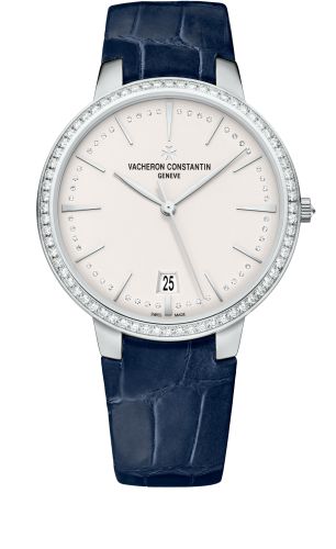 Vacheron Constantin - 85515/000G-9841  Patrimony 36.5mm Self-Winding White Gold / Diamond / Silver