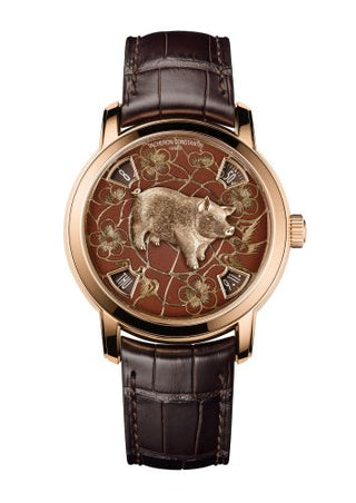 Vacheron Constantin - 86073/000R-B429  Métiers d'Art The Legend of the Chinese Zodiac Year of the Pig Pink Gold