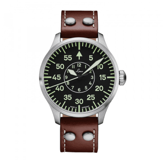 Laco - 861690.2  Pilot Watch Basic Aachen Stainless Steel / Black