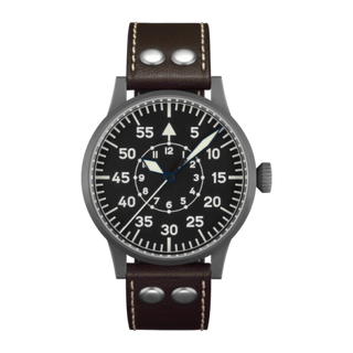 Laco - 861747  Pilot Watch Original Leipzig Stainless Steel / Black