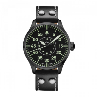 Laco - 861760.2  Pilot Watch Basic Bielefeld Stainless Steel / Black