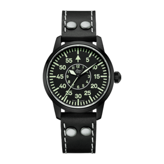 Laco - 861801  Pilot Watch Basic Birmingham Stainless Steel / Black