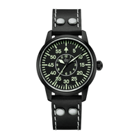 Laco Pilot Watch Basic Bielefeld Stainless Steel / Black (861801)