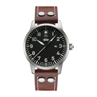 Laco Pilot Watch Basic Birmingham Stainless Steel / Black (861807)