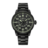 Laco Pilot Watch Basic Palermo Stainless Steel / Black (861890)