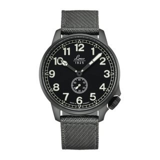 Laco - 861908  Pilot Watch Special Models JU / Stainless steel / Black