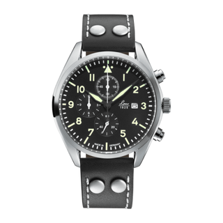 Laco - 861915  Chronographs Trier  / Stainless Steel / Black