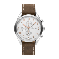 Laco Chronographs Sylt / Stainless Steel / White (861920)