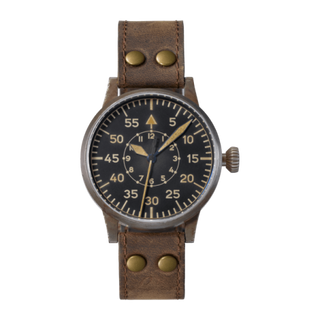 Laco - 861934  Pilot Watch Original Friedrichshafen Erbstück Stainless Steel / Black