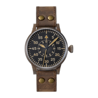 Laco Pilot Watch Original Mülheim an der Ruhr Stainless Steel / Black (861938)