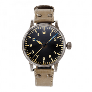 Laco - 861940  Pilot Watch Original Replika 55 Erbstück Stainless Steel / Black