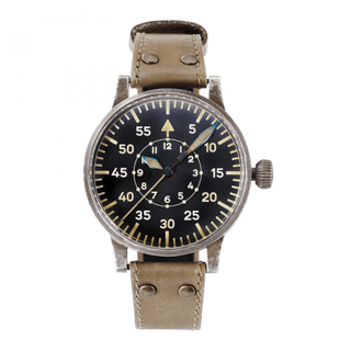 Laco - 861941  Pilot Watch Original Replika 55 Erbstück Stainless Steel / Black