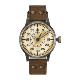 Laco - 861944  Pilot Watch Original Wien Erbstück Stainless Steel / Superluminova