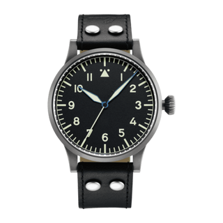 Laco - 861929  Pilot Watch Original Replica 55 Stainless Steel / Black