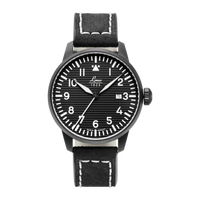 Laco Pilot Watch Special Models St. Gallen / Stainless Steel / Black (861972)