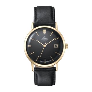 Laco - 862079  Editions Model Goldstadt-Watch / Stainless Steel / Black