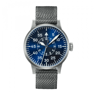 Laco - 862082  Pilot Watch Original Paderborn Blaue Stunde Stainless Steel / Blue