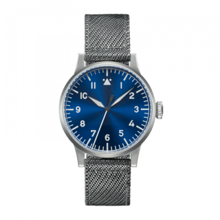 Laco - 862083  Pilot Watch Original Münster Blaue Stunde Stainless Steel / Blue