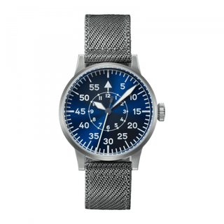 Laco - 862084  Pilot Watch Original Leipzig Blaue Stunde Stainless Steel / Blue