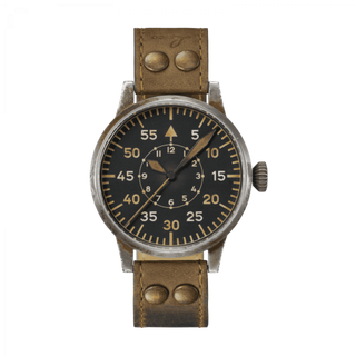 Laco - 862097  Pilot Watch Original Kempten Erbstück Stainless Steel / Black