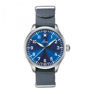 Laco - 862102  Pilot Watch Original Augsburg Blaue Stunde Stainless Steel / Blue