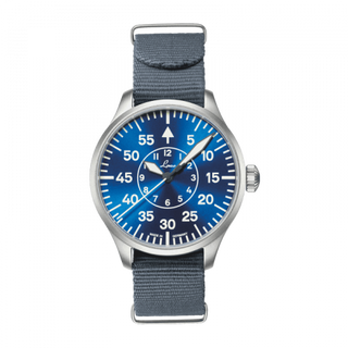 Laco - 862103  Pilot Watch Original Aachen Blaue Stunde Stainless Steel / Blue