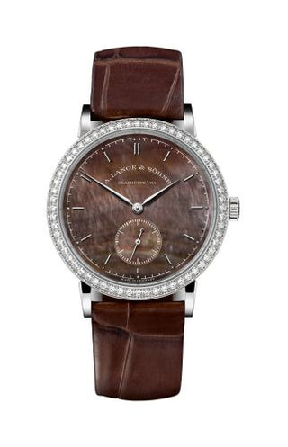 A. Lange & Söhne - 878.038  Saxonia White Gold / Diamond / Brown