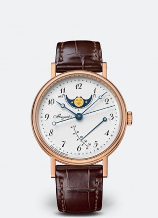 Breguet - 8787BR/29/986  Classique 8787 Moonphase Rose Gold / Grand Feu Enamel