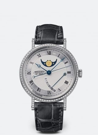 Breguet - 8788BB/12/986/DD00  Classique 8788 Moonphase White Gold / Silver