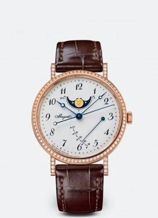 Breguet - 8788BR/29/986/DD00  Classique 8788 Moonphase Rose Gold / Grand Feu Enamel