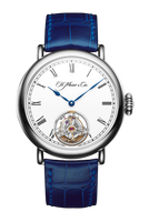 H. Moser & Cie Swiss Alp Watch Minute Repeater Tourbillon White Gold / Blue Mosaique (8804-0200,)