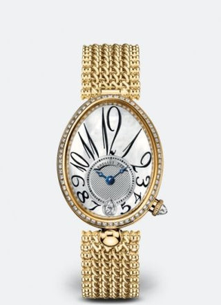 Breguet - 8918BA/58/J20/D000  Reine de Naples 8918 Yellow Gold - Diamond / MOP / Bracelet